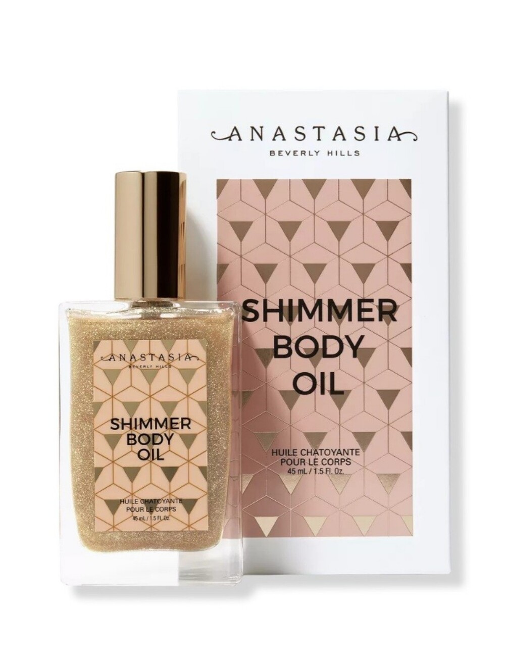 Anastasia Shimmer Body Oil — Rose Gold